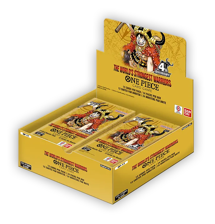 One Piece Card Game – OP-17 The World’s Strongest Warriors – Booster Box 24 Buste (ENG)