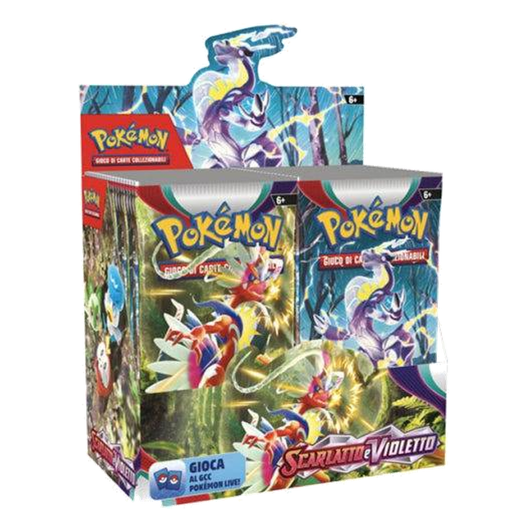 Box di buste di Scarlatto e Violetto