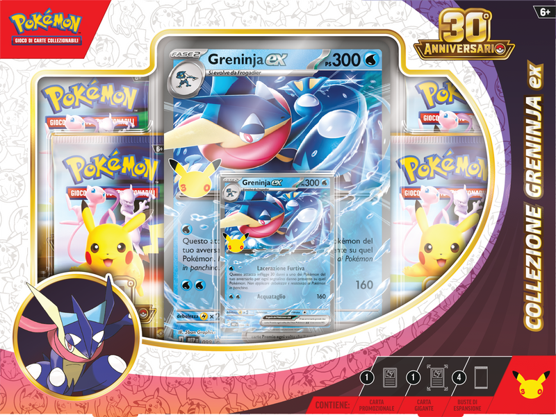 Pokémon TCG – 30° Anniversario – Collezione Greninja-ex – ITA