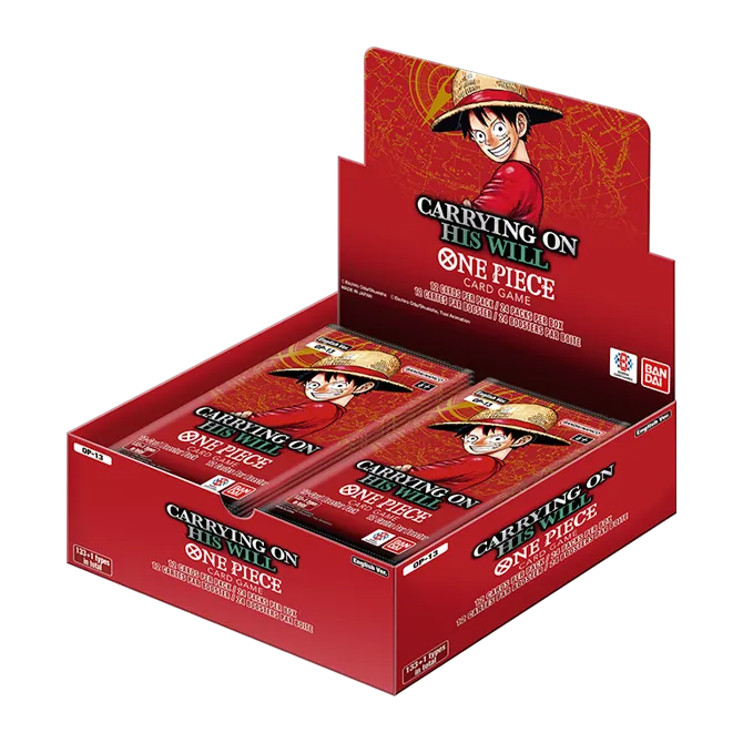 One Piece OP-13 Carrying On His Will booster box inglese