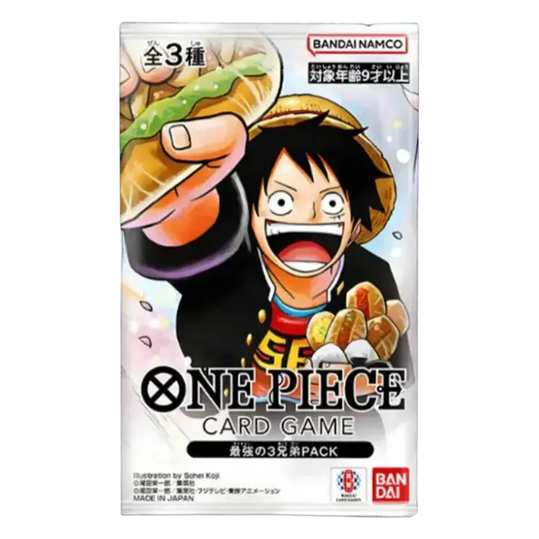 One Piece Card Game – Saikyo Jump 2026 Promo Set – 3 Carte (JP)