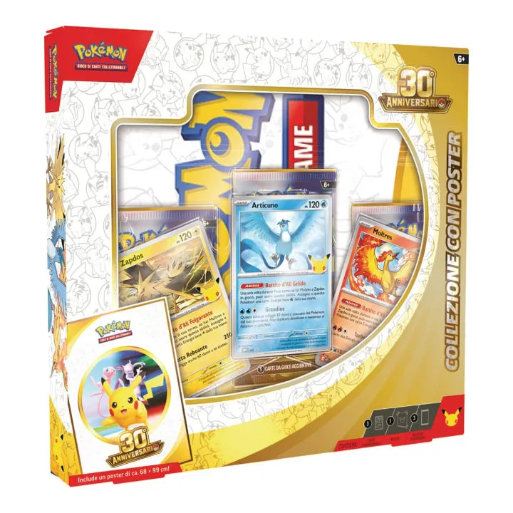Pokémon TCG – 30° Anniversario – Collezione con Poster – ITA