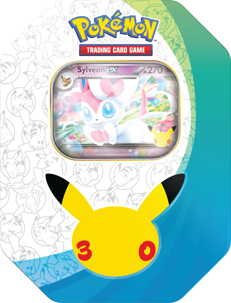 Pokémon TCG – 30° Anniversario – Tin da Collezione Sylveon-ex – ITA